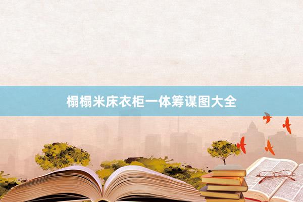 榻榻米床衣柜一体筹谋图大全